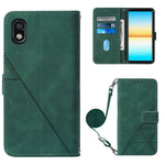 Custodia per cellulare in pelle con flip in rilievo 3D a tracolla, For Sony Xperia 10 IV, For Sony Xperia ACE III, For Xiaomi Redmi 10A, For Samsung Galaxy M33 5G Global