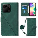 Custodia per cellulare in pelle con flip in rilievo 3D a tracolla, For Sony Xperia 10 IV, For Sony Xperia ACE III, For Xiaomi Redmi 10A, For Samsung Galaxy M33 5G Global