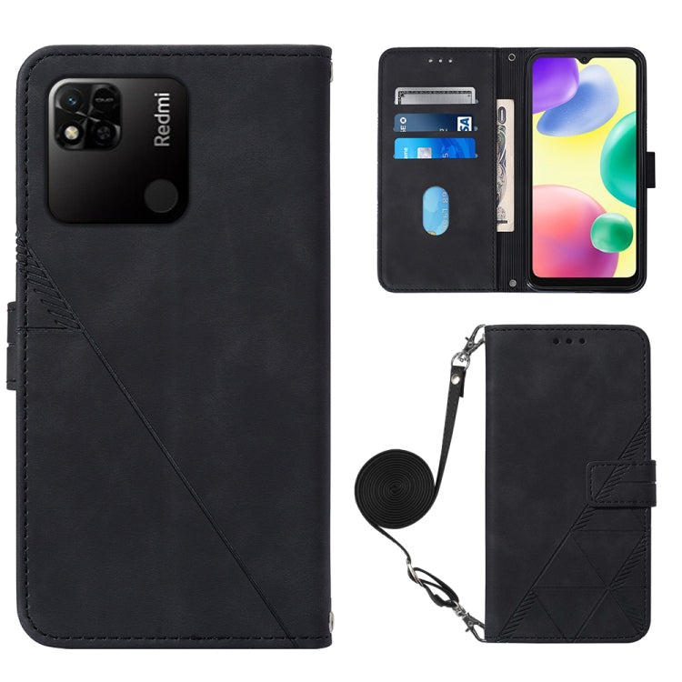 Custodia per cellulare in pelle con flip in rilievo 3D a tracolla, For Sony Xperia 10 IV, For Sony Xperia ACE III, For Xiaomi Redmi 10A, For Samsung Galaxy M33 5G Global