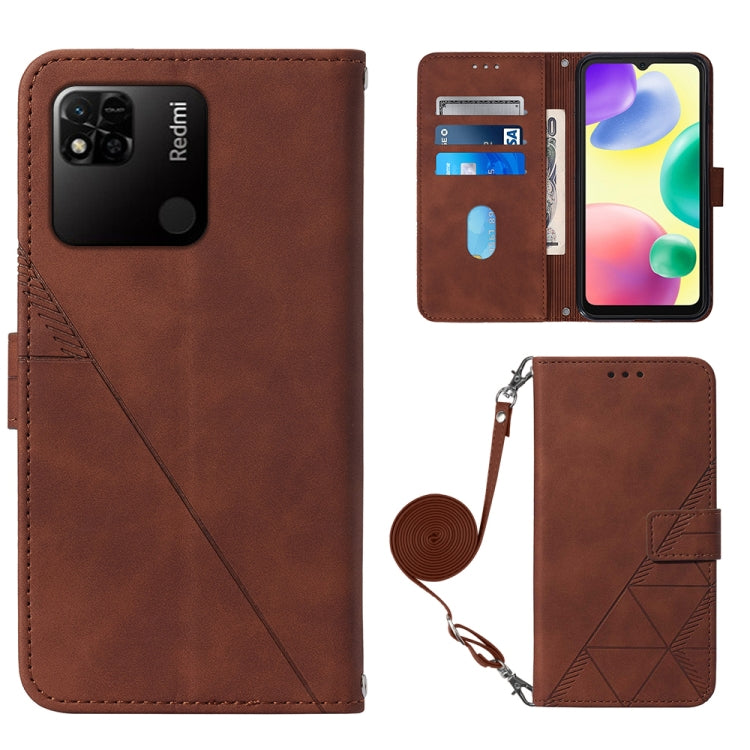 Custodia per cellulare in pelle con flip in rilievo 3D a tracolla, For Sony Xperia 10 IV, For Sony Xperia ACE III, For Xiaomi Redmi 10A, For Samsung Galaxy M33 5G Global