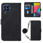 Custodia per cellulare in pelle con flip in rilievo 3D a tracolla, For Sony Xperia 10 IV, For Sony Xperia ACE III, For Xiaomi Redmi 10A, For Samsung Galaxy M33 5G Global