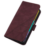Custodia per cellulare in pelle con flip in rilievo 3D a tracolla, For Samsung Galaxy M53 5G