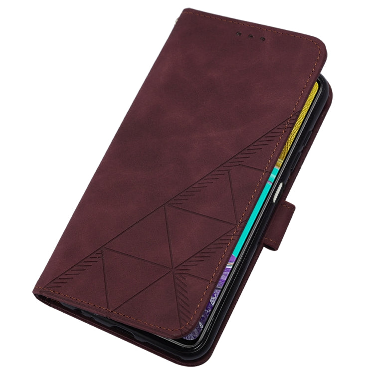 Custodia per cellulare in pelle con flip in rilievo 3D a tracolla, For Samsung Galaxy M53 5G