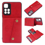 Custodia per telefono magnetica antiurto in PU + TPU con doppia fibbia, For Xiaomi Redmi 10C, For Xiaomi Redmi Note 11 5G Chinese, For Xiaomi Redmi Note 11E, For Xiaomi Redmi 10