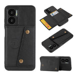 Custodia per telefono magnetica antiurto in PU + TPU con doppia fibbia, For Xiaomi Redmi 10C, For Xiaomi Redmi Note 11 5G Chinese, For Xiaomi Redmi Note 11E, For Xiaomi Redmi 10