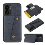 Custodia per telefono magnetica antiurto in PU + TPU con doppia fibbia, For Xiaomi Redmi 10C, For Xiaomi Redmi Note 11 5G Chinese, For Xiaomi Redmi Note 11E, For Xiaomi Redmi 10