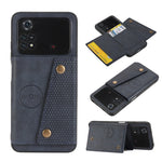 Custodia per telefono magnetica antiurto in PU + TPU con doppia fibbia, For Xiaomi Poco M4 Pro 4G, For Xiaomi Poco X4 Pro, For Xiaomi 12, For Xiaomi 12 Pro