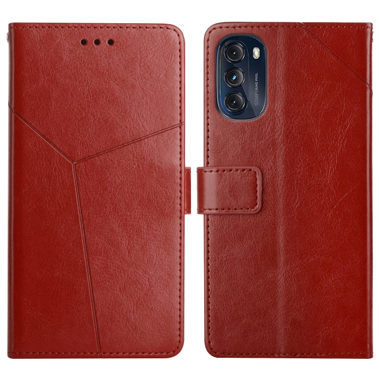Custodia per telefono in pelle flip orizzontale con cuciture a Y, For OnePlus 10R/ACE, For OnePlus Nord CE 2 5G, For OnePlus Nord CE 2 Lite/Realme 9 Pro 5G/Realme V25, For Motorola Moto G 5G 2022