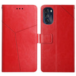 Custodia per telefono in pelle flip orizzontale con cuciture a Y, For OnePlus 10R/ACE, For OnePlus Nord CE 2 5G, For OnePlus Nord CE 2 Lite/Realme 9 Pro 5G/Realme V25, For Motorola Moto G 5G 2022