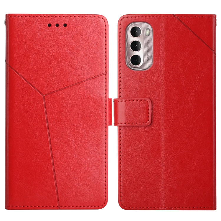Custodia per telefono in pelle flip orizzontale con cuciture a Y, For Motorola Moto G Stylus 4G 2022, For Motorola Moto G Stylus 5G 2022, For Motorola Moto G52, For Nokia X100
