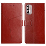 Custodia per telefono in pelle flip orizzontale con cuciture a Y, For Motorola Moto G Stylus 4G 2022, For Motorola Moto G Stylus 5G 2022, For Motorola Moto G52, For Nokia X100