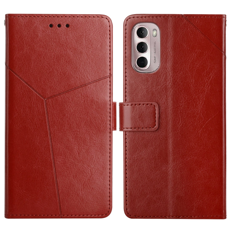 Custodia per telefono in pelle flip orizzontale con cuciture a Y, For Motorola Moto G Stylus 4G 2022, For Motorola Moto G Stylus 5G 2022, For Motorola Moto G52, For Nokia X100