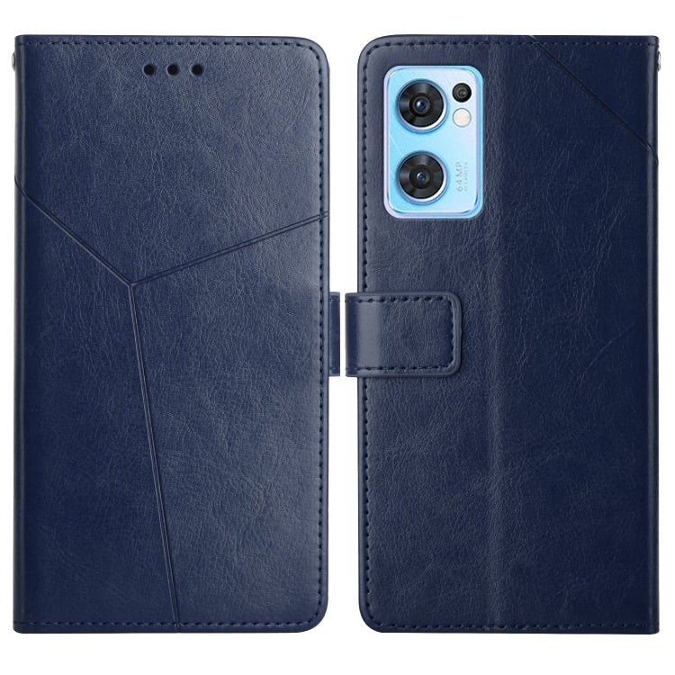 Custodia per telefono in pelle flip orizzontale con cuciture a Y, For OPPO Find X5 Lite, For OPPO Realme 9 Pro+/Realme 9 4G, For Samsung Galaxy Xcover6 Pro, For Samsung Galaxy M33
