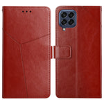 Custodia per telefono in pelle flip orizzontale con cuciture a Y, For OPPO Find X5 Lite, For OPPO Realme 9 Pro+/Realme 9 4G, For Samsung Galaxy Xcover6 Pro, For Samsung Galaxy M33