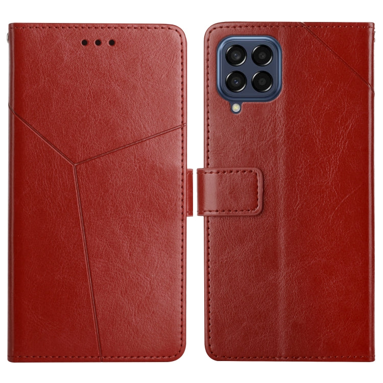 Custodia per telefono in pelle flip orizzontale con cuciture a Y, For OPPO Find X5 Lite, For OPPO Realme 9 Pro+/Realme 9 4G, For Samsung Galaxy Xcover6 Pro, For Samsung Galaxy M33
