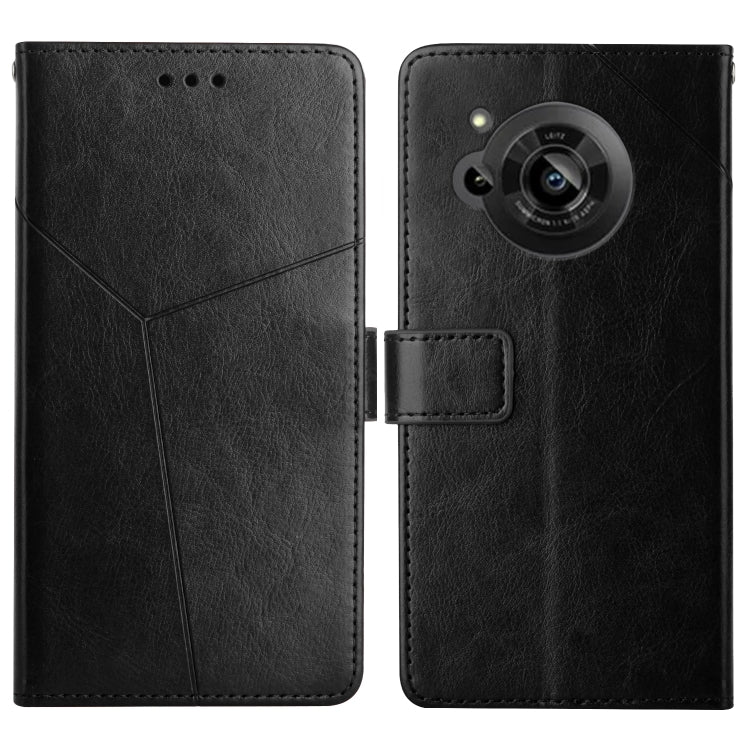 Custodia per telefono in pelle flip orizzontale con cuciture a Y, For Samsung Galaxy M53, For Sharp Aquos R7, For Xiaomi Poco F4 GT