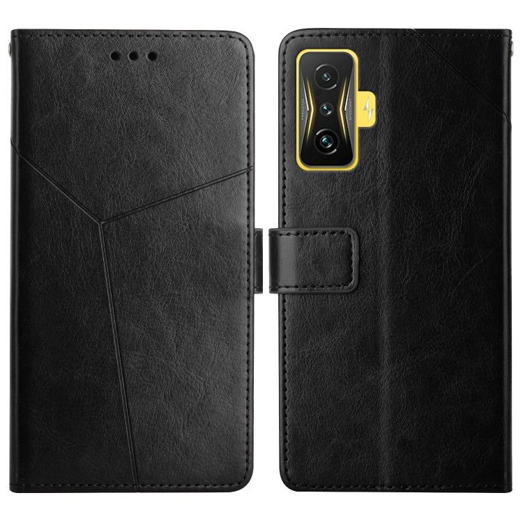 Custodia per telefono in pelle flip orizzontale con cuciture a Y, For Samsung Galaxy M53, For Sharp Aquos R7, For Xiaomi Poco F4 GT