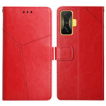 Custodia per telefono in pelle flip orizzontale con cuciture a Y, For Samsung Galaxy M53, For Sharp Aquos R7, For Xiaomi Poco F4 GT