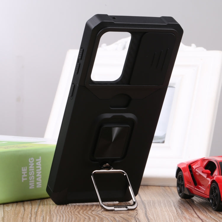 Cover per fotocamera scorrevole Design Custodia per telefono antiurto per PC + TPU, For Galaxy A33 5G