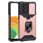 Cover per fotocamera scorrevole Design Custodia per telefono antiurto per PC + TPU, For Galaxy A33 5G