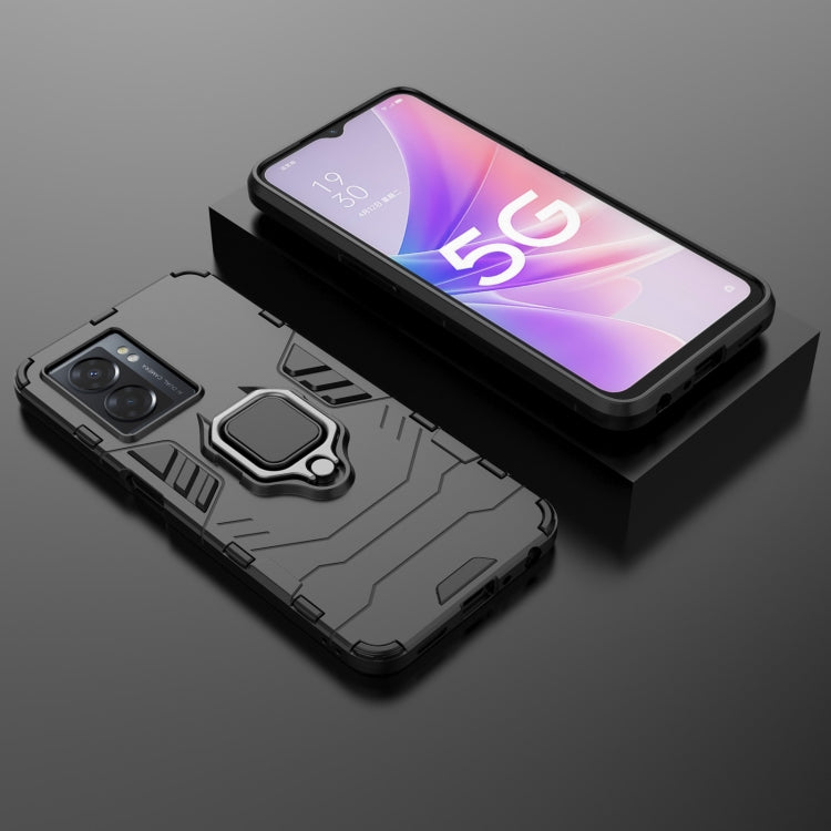Supporto per anello magnetico PC + custodia per telefono in TPU, For OPPO A57 5G