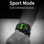 D SEVEN Smart Watch con schermo TFT da 1,9 pollici, supporto quadrante Bluetooth/monitoraggio del sonno