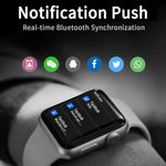 D SEVEN Smart Watch con schermo TFT da 1,9 pollici, supporto quadrante Bluetooth/monitoraggio del sonno