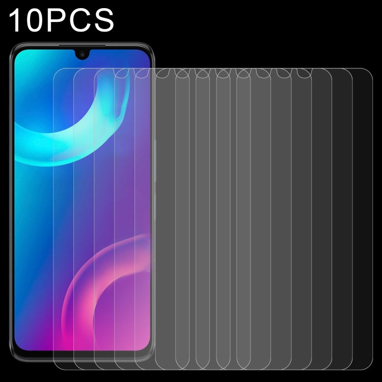 10 pellicole in vetro temperato da 0,26 mm 9H 2,5D, For Samsung Galaxy Xcover6 Pro(10 PCS), For TCL 30T(10 PCS), For TCL 30 Z(10 PCS), For Sharp Aquos R7(10 PCS)