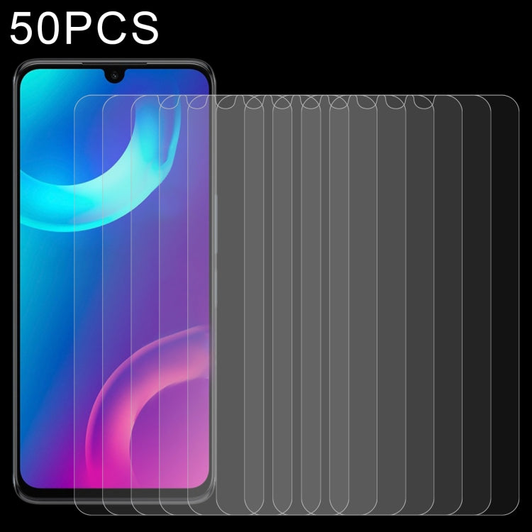 50 pellicole in vetro temperato da 0,26 mm 9H 2,5D, For Samsung Galaxy Xcover6 Pro(50 PCS), For TCL 30T(50 PCS), For TCL 30 Z(50 PCS), For Sharp Aquos R7(50 PCS)