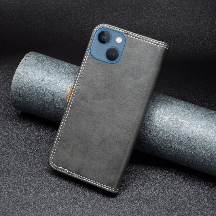 Custodia portafoglio in pelle con slot carte per iPhone 13 mini