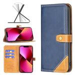 Custodia portafoglio in pelle con slot carte per iPhone 13 mini