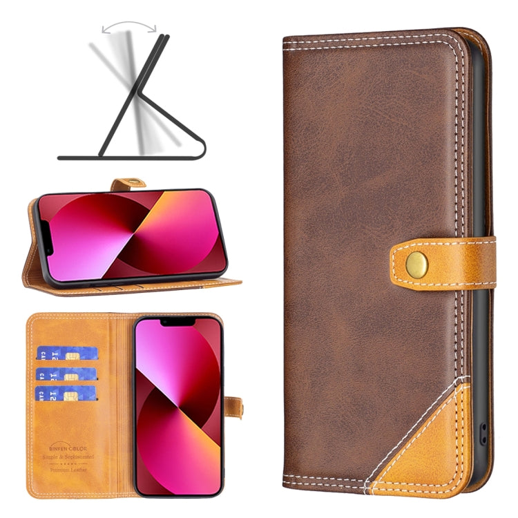 Custodia portafoglio in pelle con slot carte per iPhone 13 mini