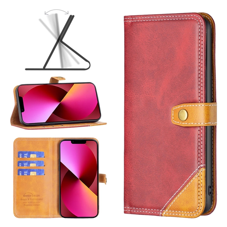 Custodia portafoglio in pelle con slot carte per iPhone 13 mini