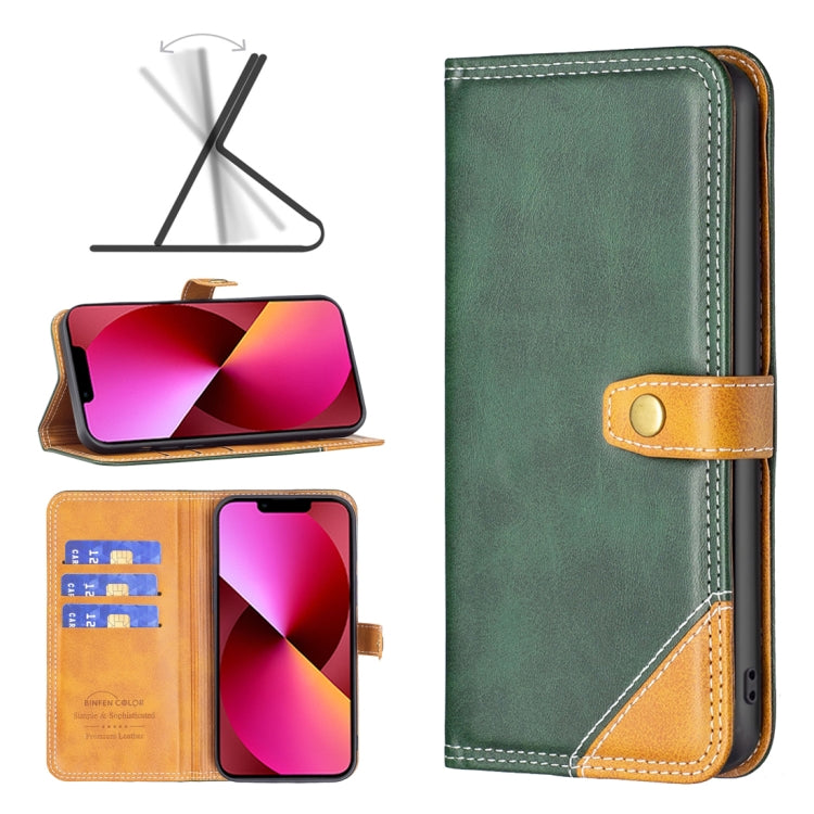 Custodia portafoglio in pelle con slot carte per iPhone 13 mini