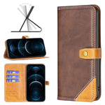 Custodia portafoglio in pelle per iPhone 12 e 11