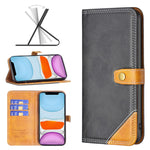 Custodia portafoglio in pelle per iPhone 12 e 11