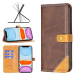Custodia portafoglio in pelle per iPhone 12 e 11
