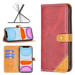 Custodia portafoglio in pelle per iPhone 12 e 11