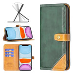 Custodia portafoglio in pelle per iPhone 12 e 11