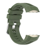 Cinturino con fibbia in acciaio inossidabile in silicone, For Garmin Instinct 2S