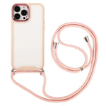 Custodia galvanica con cordino per iPhone 12 e 13