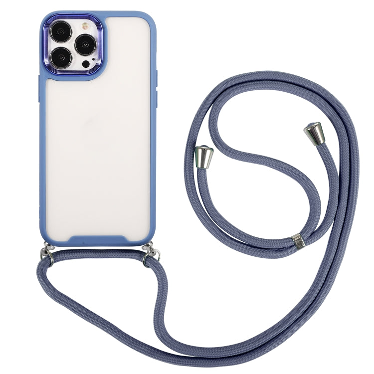 Custodia galvanica con cordino per iPhone 12 e 13