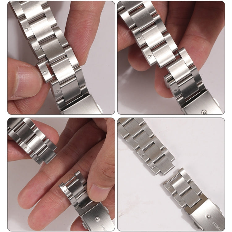 Cinturino metallo sgancio rapido per Apple Watch