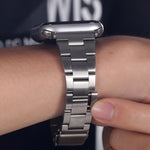 Cinturino metallo sgancio rapido per Apple Watch