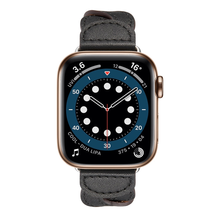 Cinturino intrecciato per Apple Watch Series, 7 41mm / 6&SE&5&4 40mm / 3&2&1 38mm, 7 45mm / 6&SE&5&4 44mm / 3&2&1 42mm