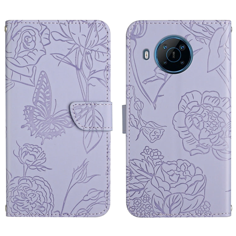 Custodia per cellulare in pelle goffrata con peonia a farfalla, For Motorola Moto G Stylus 4G 2022, For Motorola Moto G Stylus 5G 2022, For Motorola Moto G52, For Nokia X100