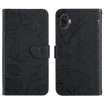 Custodia per cellulare in pelle goffrata con peonia a farfalla, For OPPO Find X5 Lite, For OPPO Realme 9 Pro+/Realme 9 4G, For Samsung Galaxy Xcover6 Pro, For Samsung Galaxy M33