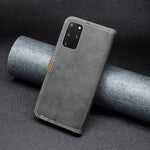 Custodia per telefono in pelle con doppio filo per cucire abbinato, For Samsung Galaxy S20+, For Samsung Galaxy S20 Ultra, For Samsung Galaxy S20 FE, For Samsung Galaxy A03 166mm