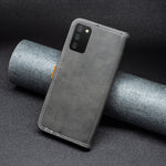 Custodia per telefono in pelle con doppio filo per cucire abbinato, For Samsung Galaxy A03s / A02s, For Samsung Galaxy A12, For Samsung Galaxy A13 4G, For Samsung Galaxy A13 5G, For Samsung Galaxy A22 5G