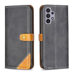 Custodia per telefono in pelle con doppio filo per cucire abbinato, For Samsung Galaxy A32 5G, For Samsung Galaxy A33, For Samsung Galaxy A41, For Samsung Galaxy A42